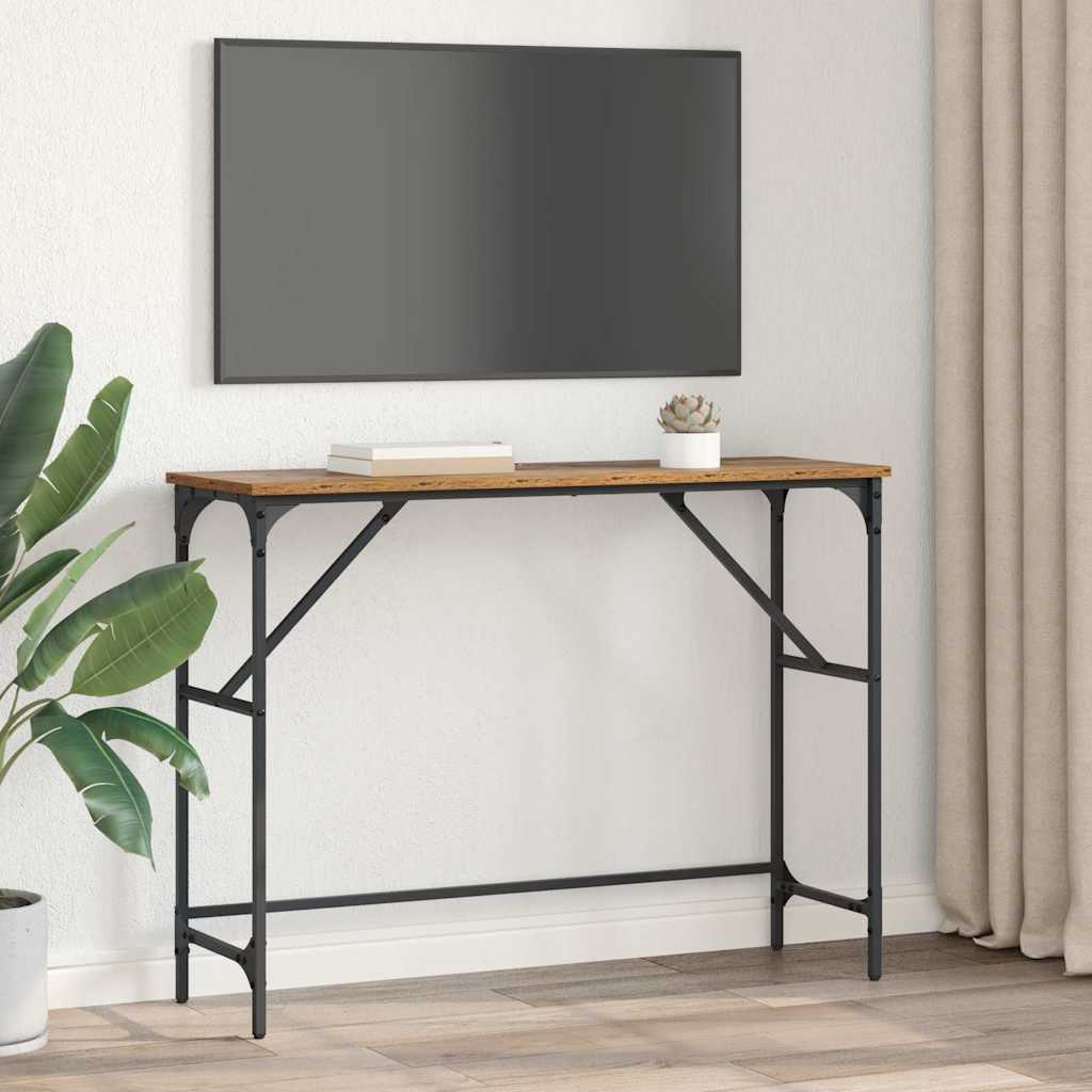 Konsollbord Gamle tre 100 x 32 x 75 cm Konstruert tre