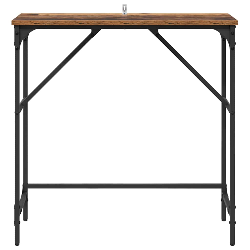 Konsollbord Gammelt tre 75 x 32 x 75 cm Konstruert tre