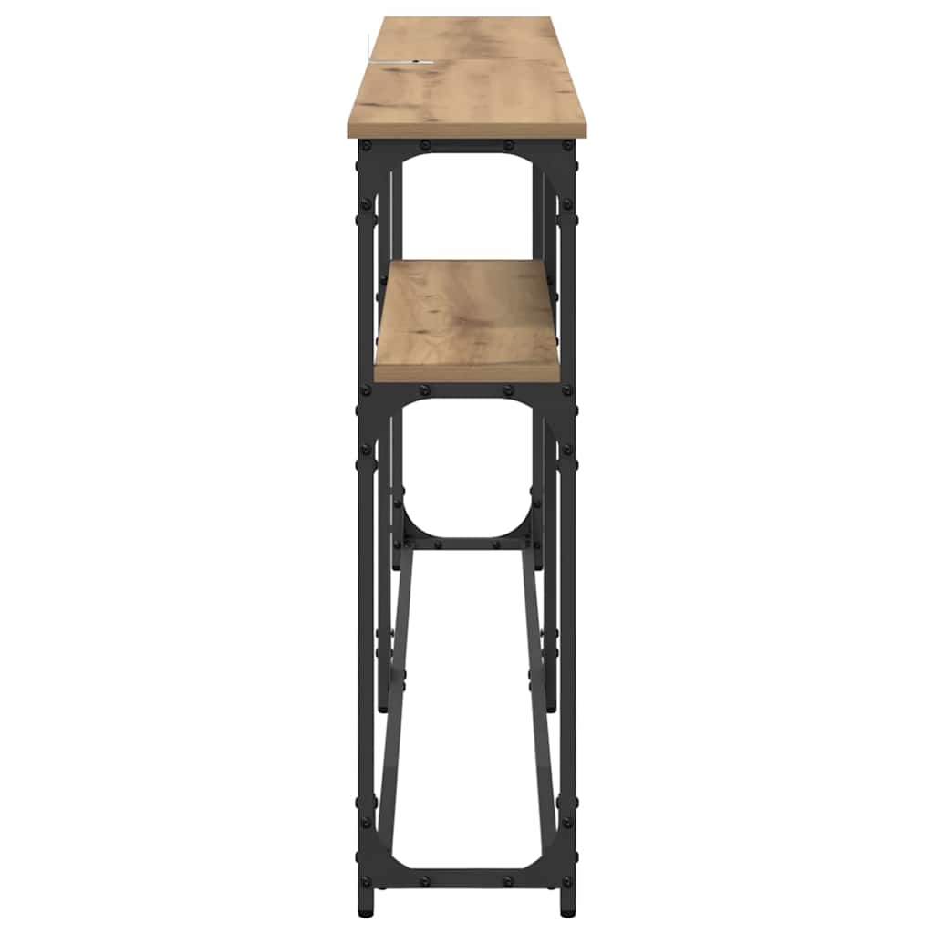 Konsollbord Artisan Eik 145 x 22,5 x 75 cm Konstruert tre