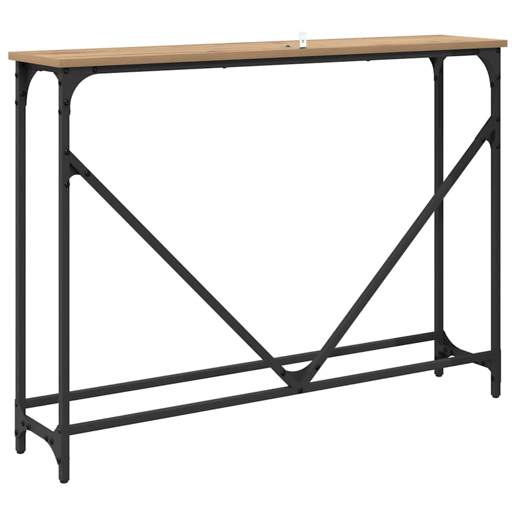 Konsollbord artisan eik 102 x 22.5 x 75 cm Konstruert tre