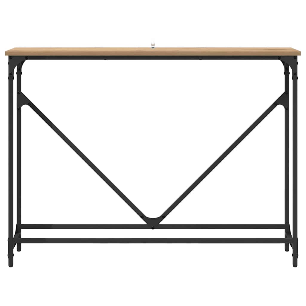 Konsollbord artisan eik 102 x 22.5 x 75 cm Konstruert tre