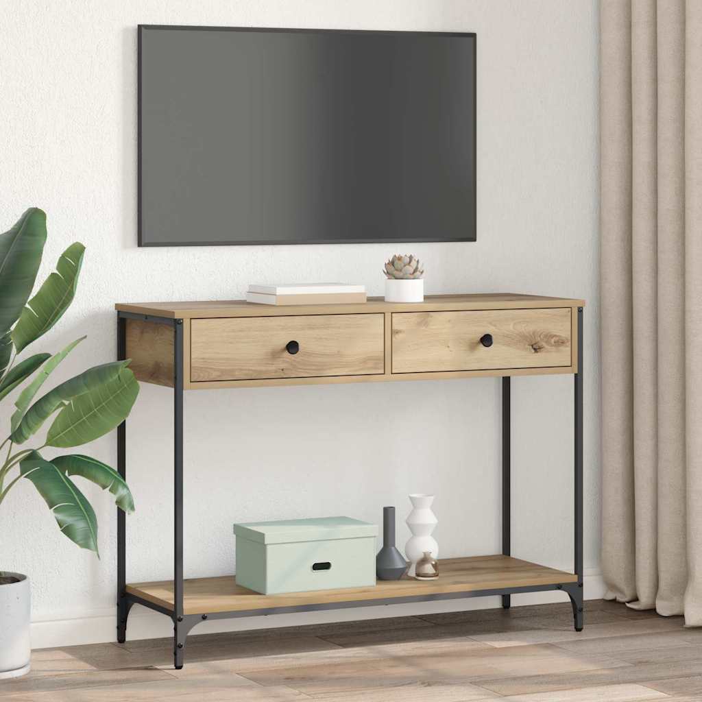 Konsollbord Artisan Eik 100 x 34,5 x 75 cm Konstruert tre