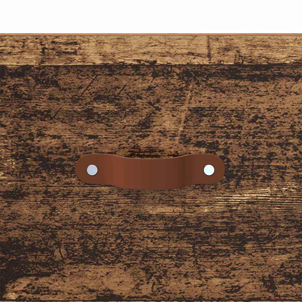 Vegghengt nattbord Gamle tre 35 x 35 x 20 cm Konstruert tre