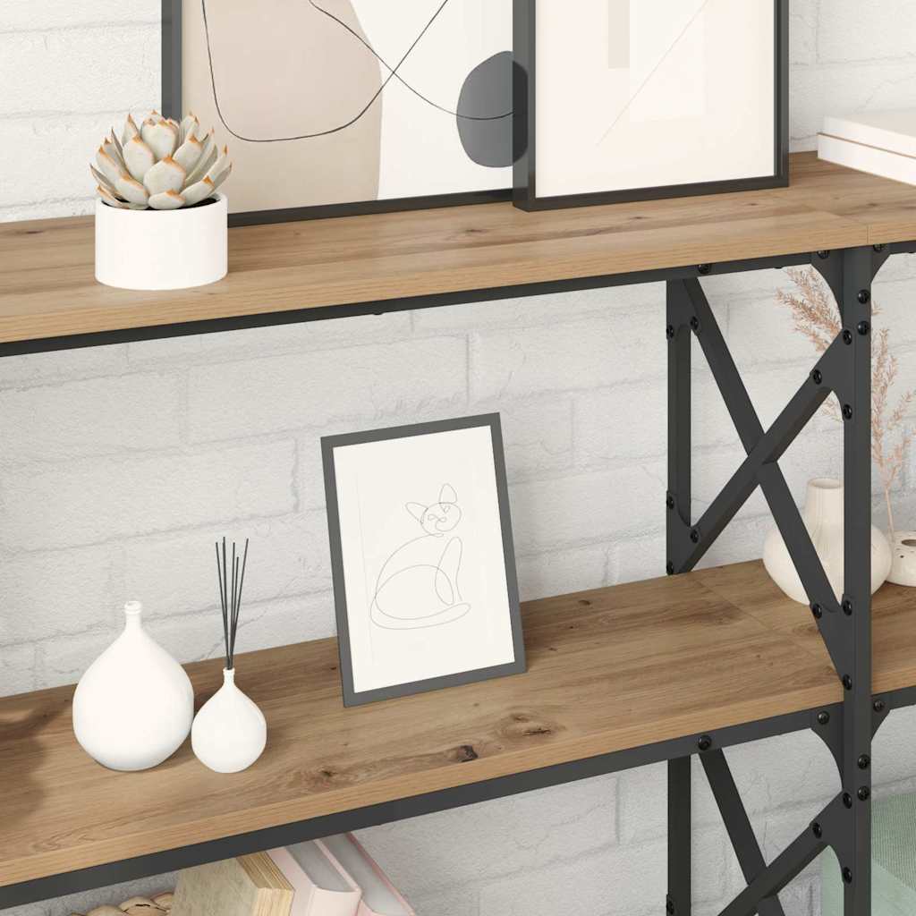 Konsollbord artisan eik 156 x 28 x 80,5 cm Konstruert tre