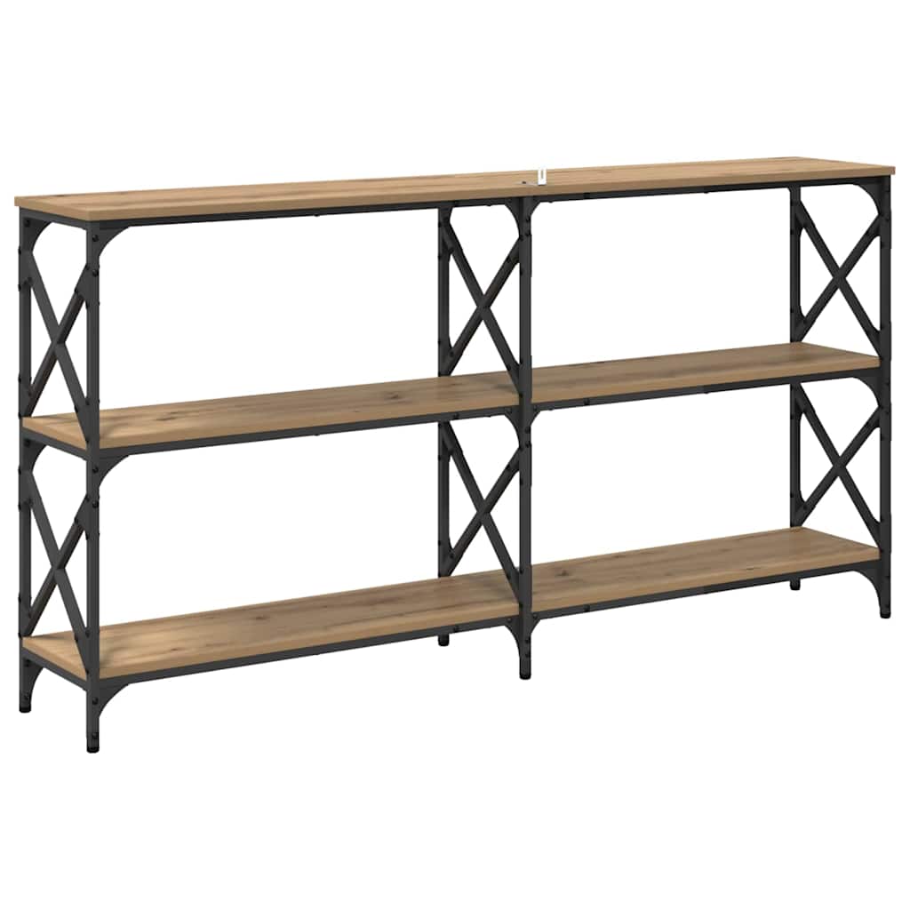 Konsollbord artisan eik 156 x 28 x 80,5 cm Konstruert tre
