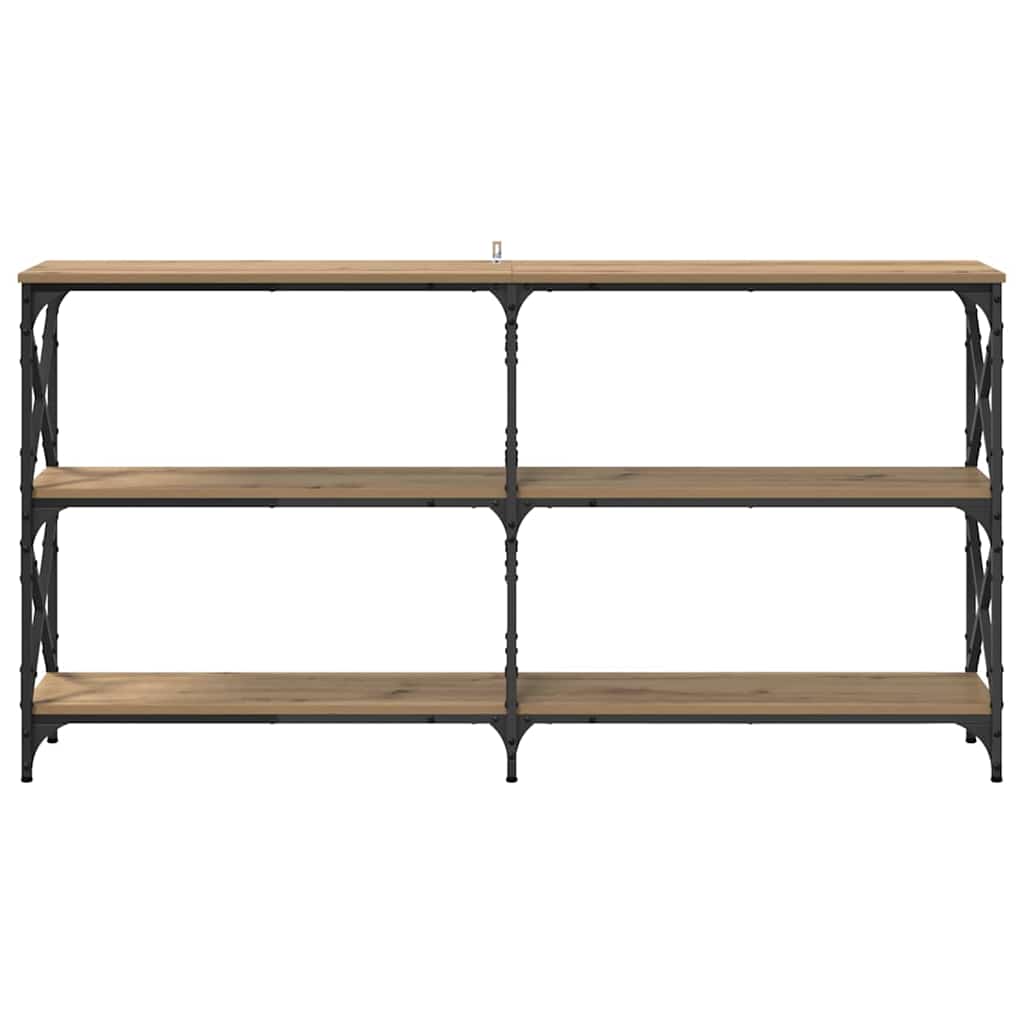 Konsollbord artisan eik 156 x 28 x 80,5 cm Konstruert tre