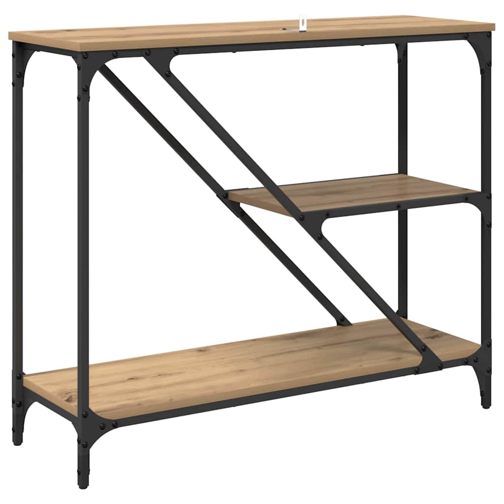 Konsollbord Artisan Eik 88,5 x 30 x 75 cm Konstruert tre