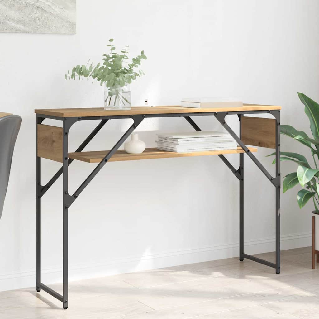 Konsollbord Artisan Eik 105x30x75cm Konstruert tre