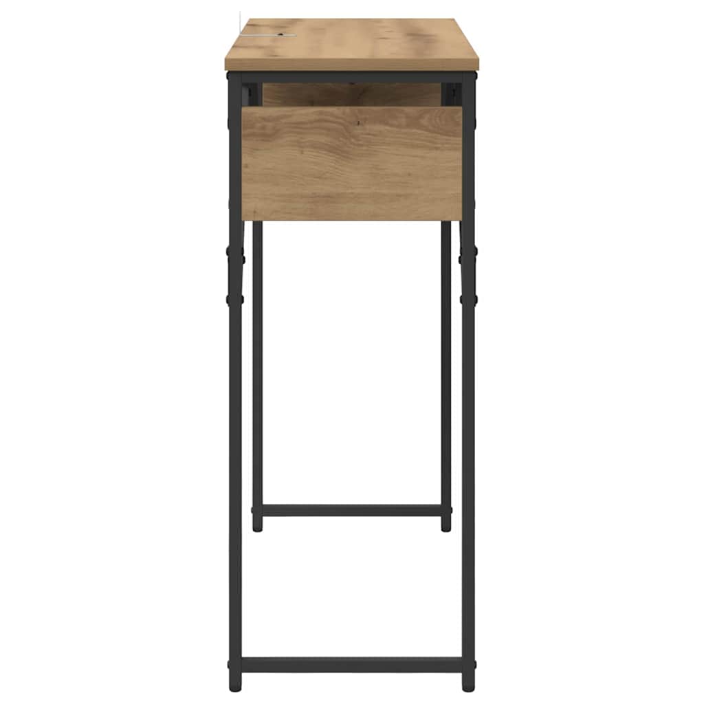 Konsollbord artisan eik 75x30x75cm Konstruert tre