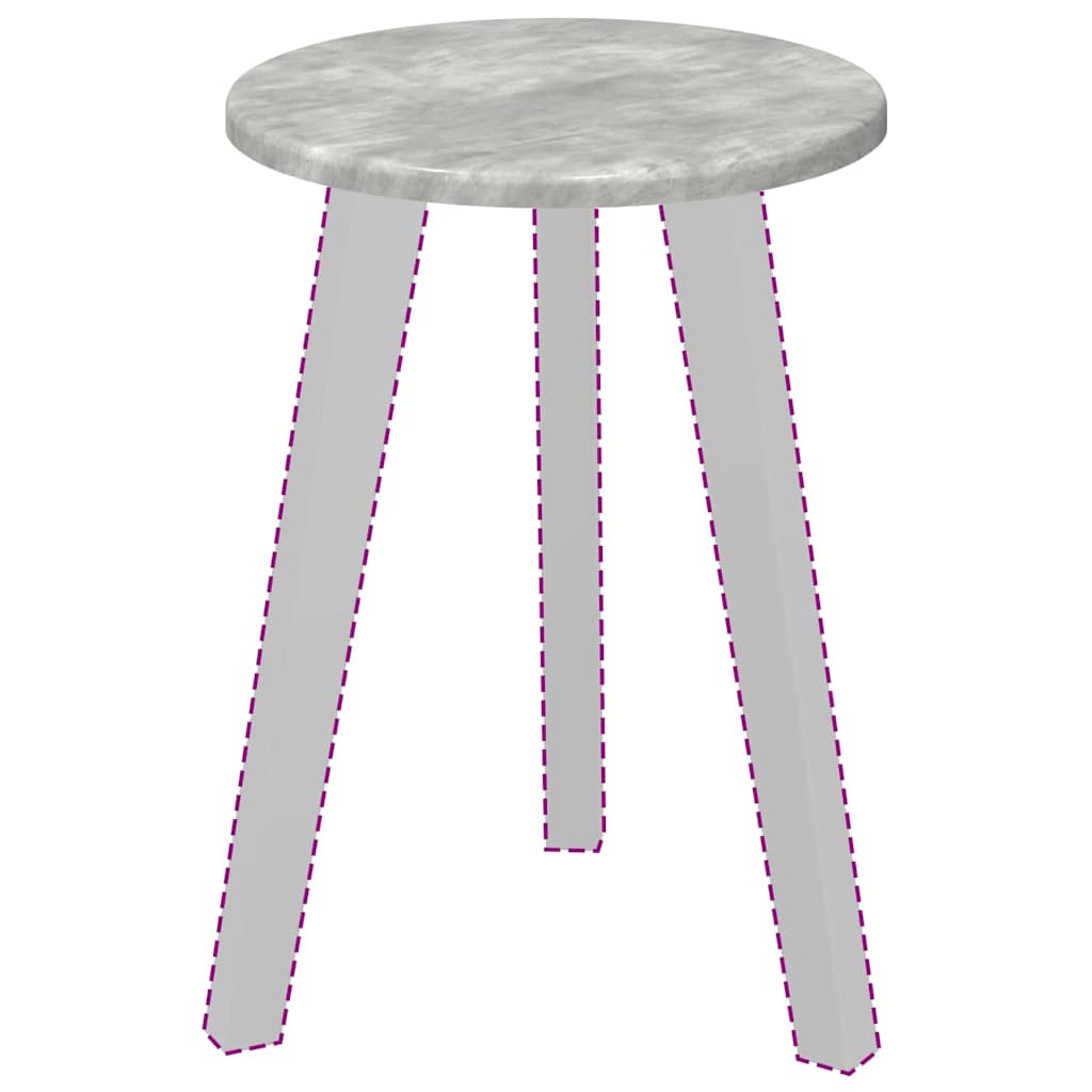 Bordplate Betonggrå 30 x 30 x 1.5 cm Konstruert tre