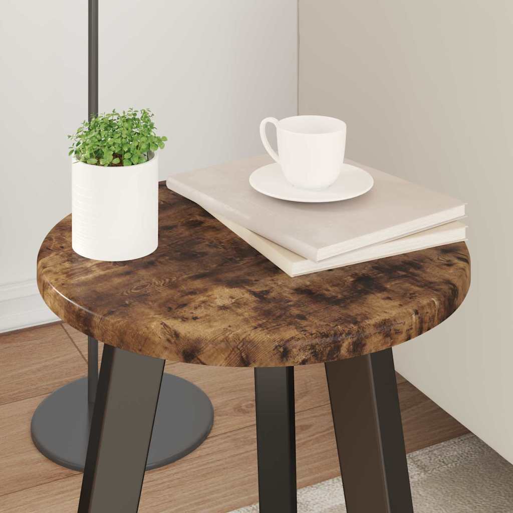 Bordplate Røkt eik 30 x 30 x 1.5 cm Konstruert tre