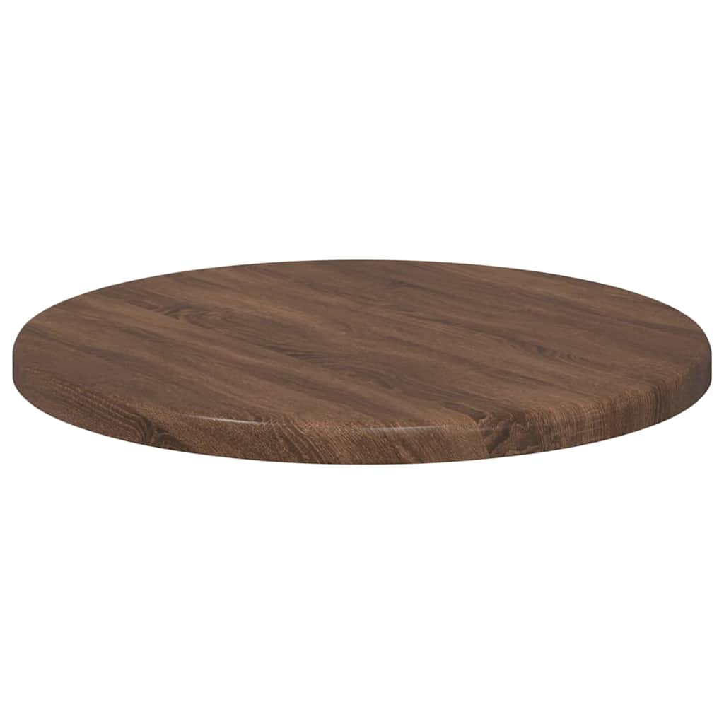 Bordplate brun eik 30 x 30 x 1.5 cm Konstruert tre