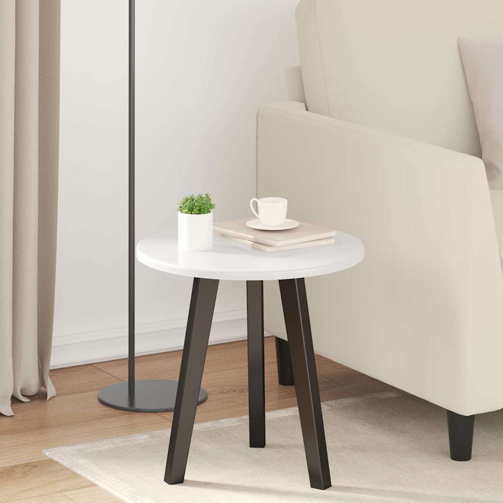 Bordplate Høyglans hvit 40 x 40 x 1.5 cm Konstruert tre