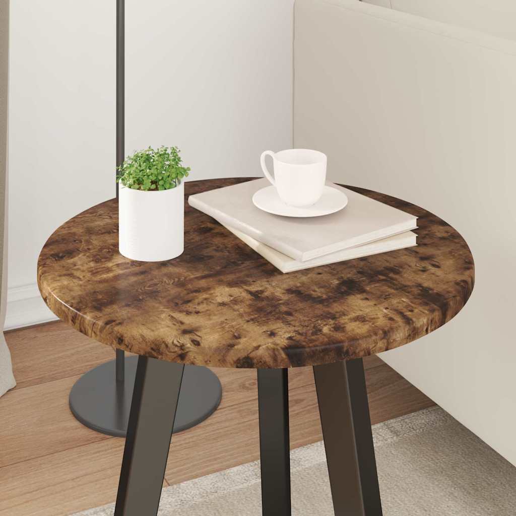 Bordplate Røkt eik 40 x 40 x 1.5 cm Konstruert tre