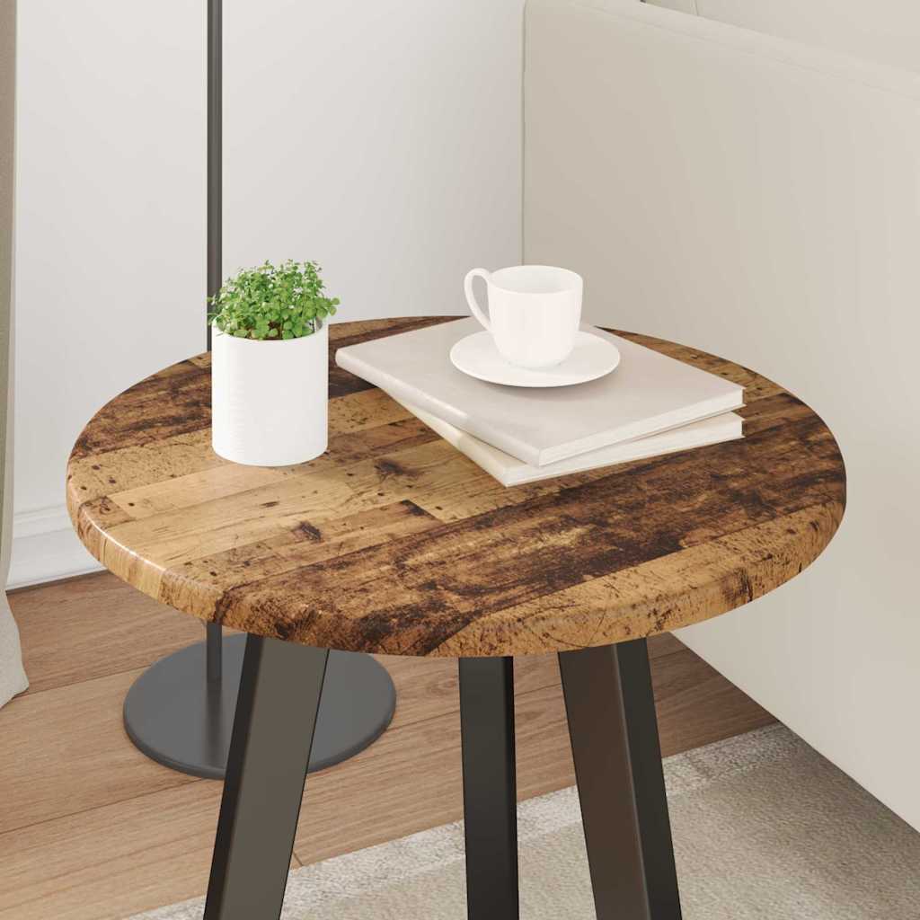 Bordplate Gammelt tre 40 x 40 x 1.5 cm Konstruert tre