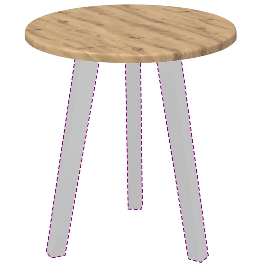 Bordplate artisan eik 40 x 40 x 1.5 cm Konstruert tre