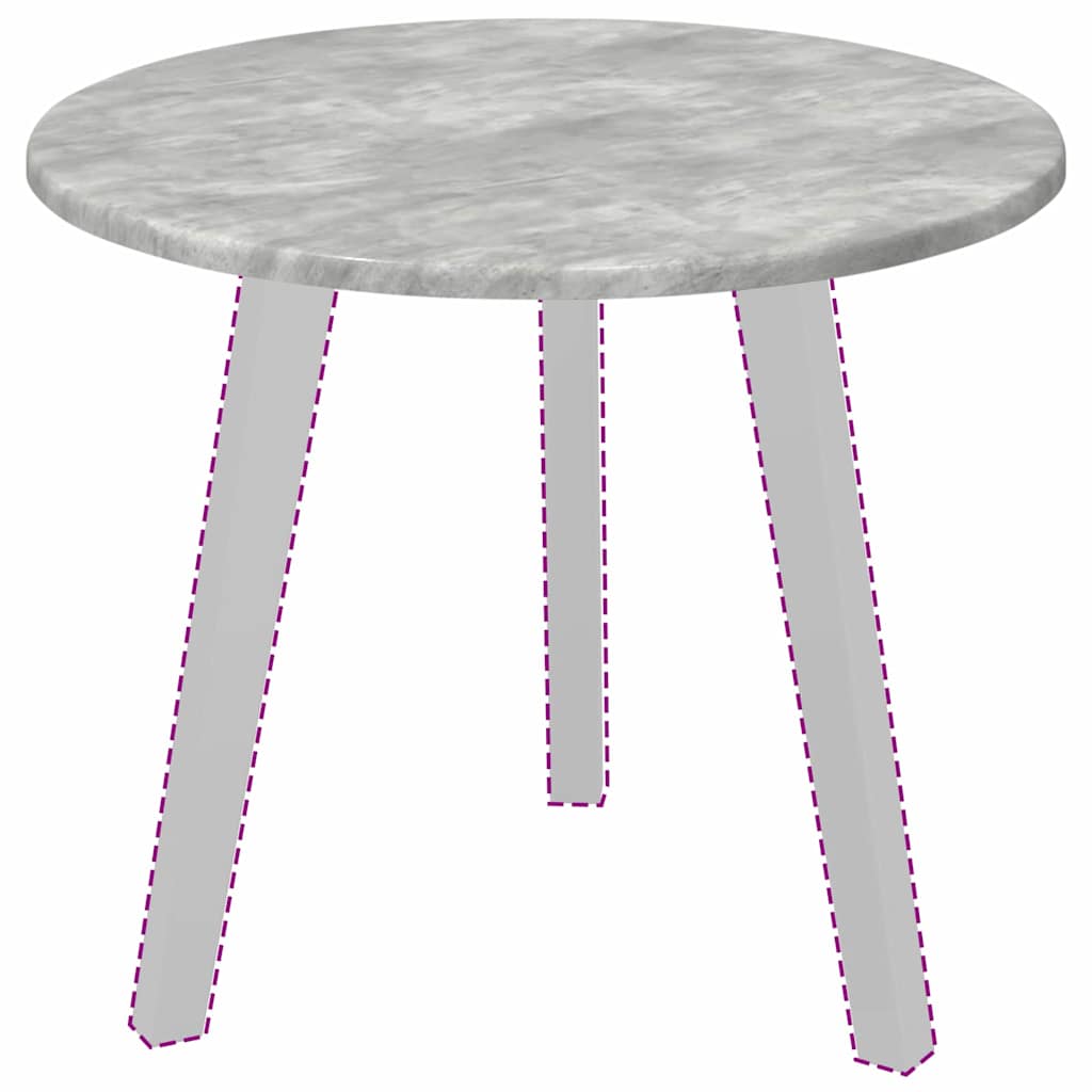 Bordplate Betonggrå 50 x 50 x 1.5 cm Konstruert tre
