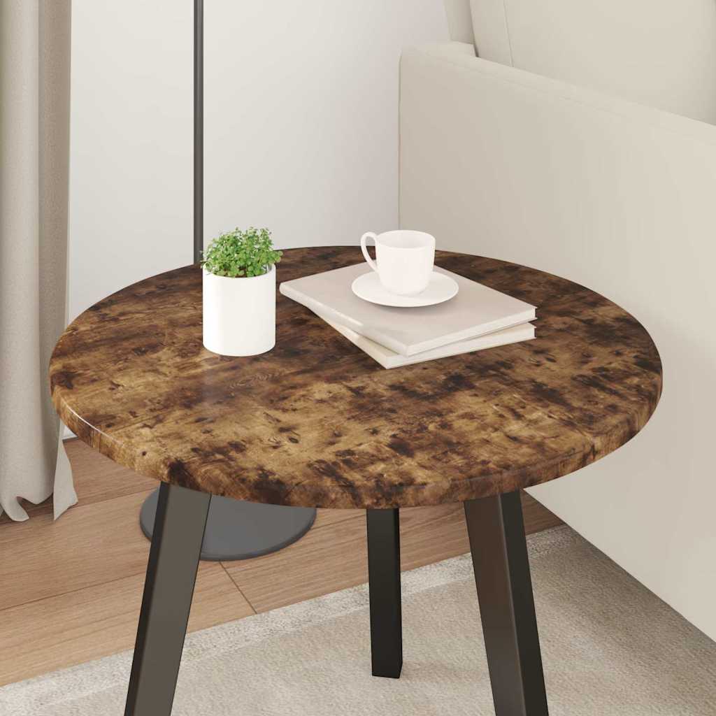 Bordplate Røkt eik 50 x 50 x 1.5 cm Konstruert tre