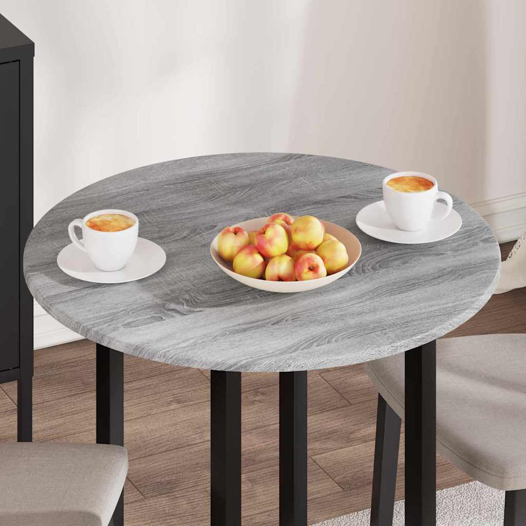 Bordplate Grå sonoma 70 x 70 x 1.5 cm Konstruert tre