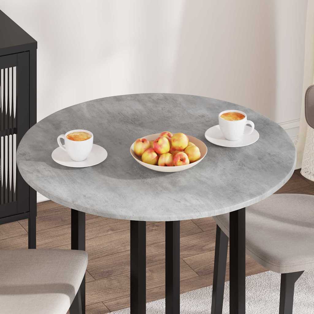 Bordplate Betonggrå 80 x 80 x 1.5 cm Konstruert tre