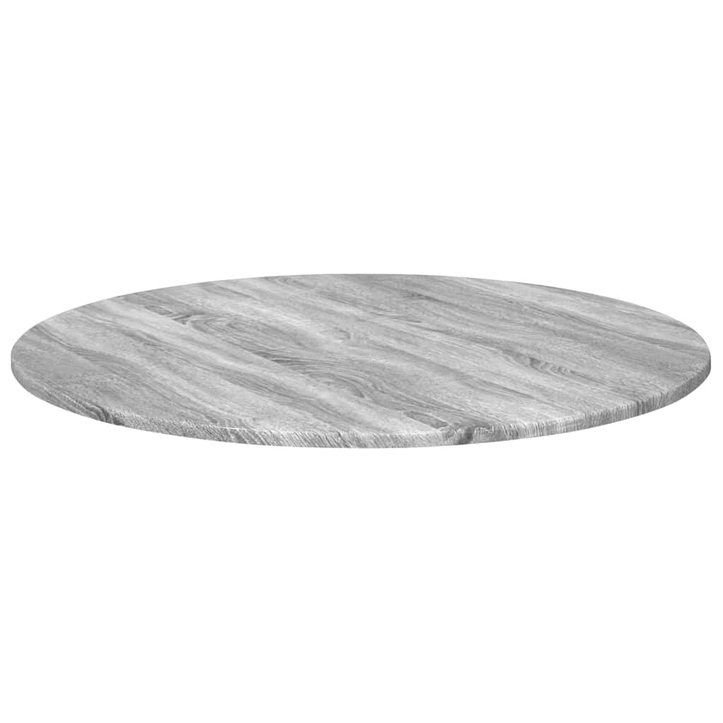 Bordplate Grå sonoma 80 x 80 x 1.5 cm Konstruert tre