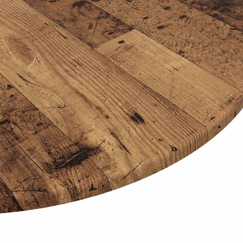Bordplate Gammelt tre 80 x 80 x 1.5 cm Konstruert tre