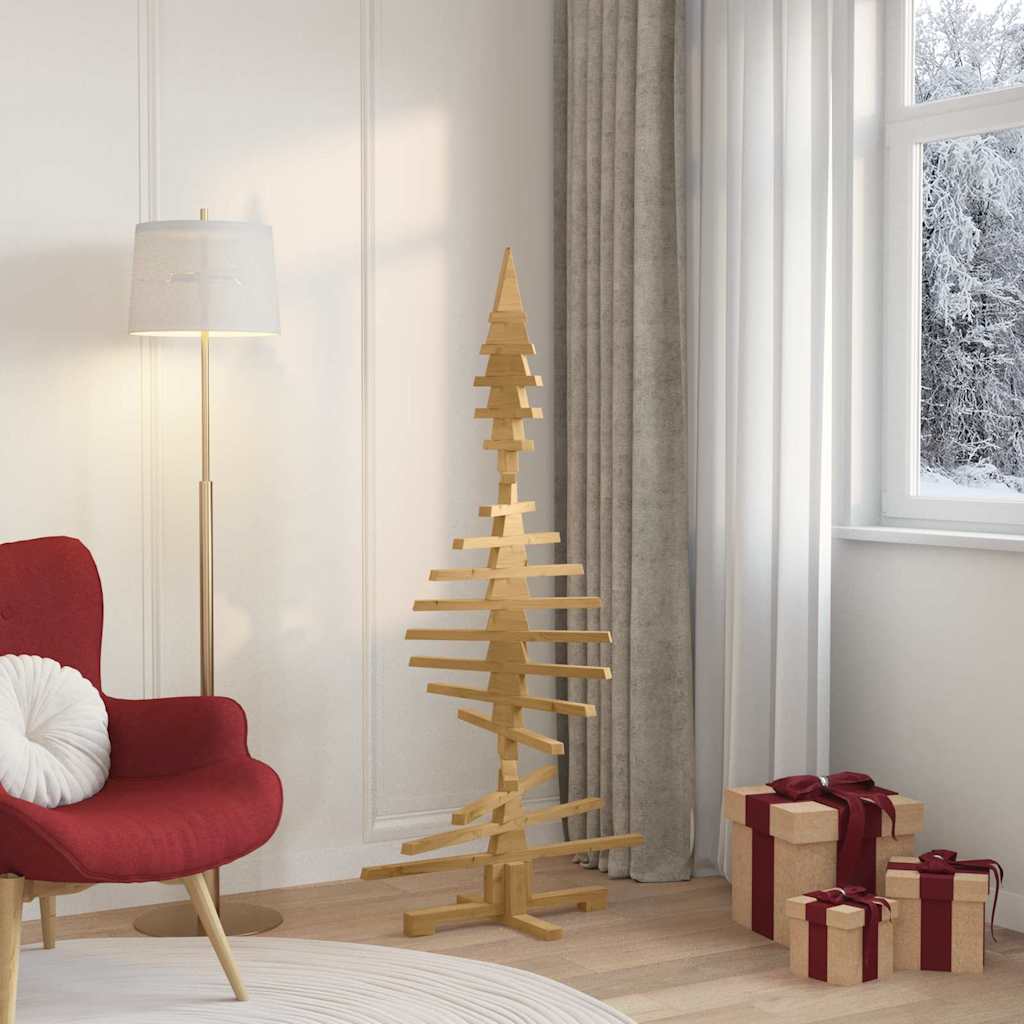 Trekjuletrær med stativ Brun 150 cm Heltre furu
