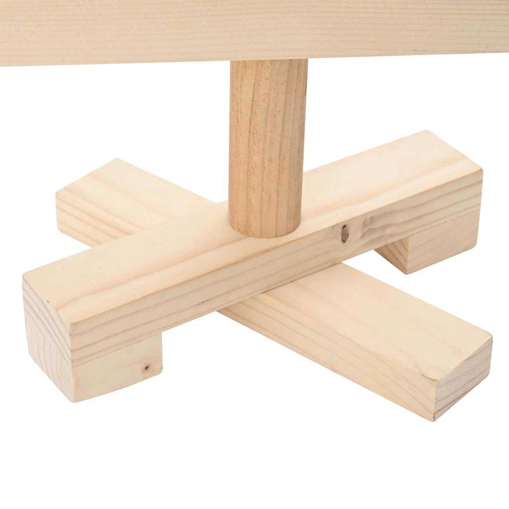 Juletre med stativ Naturlig 90 cm Heltre furu