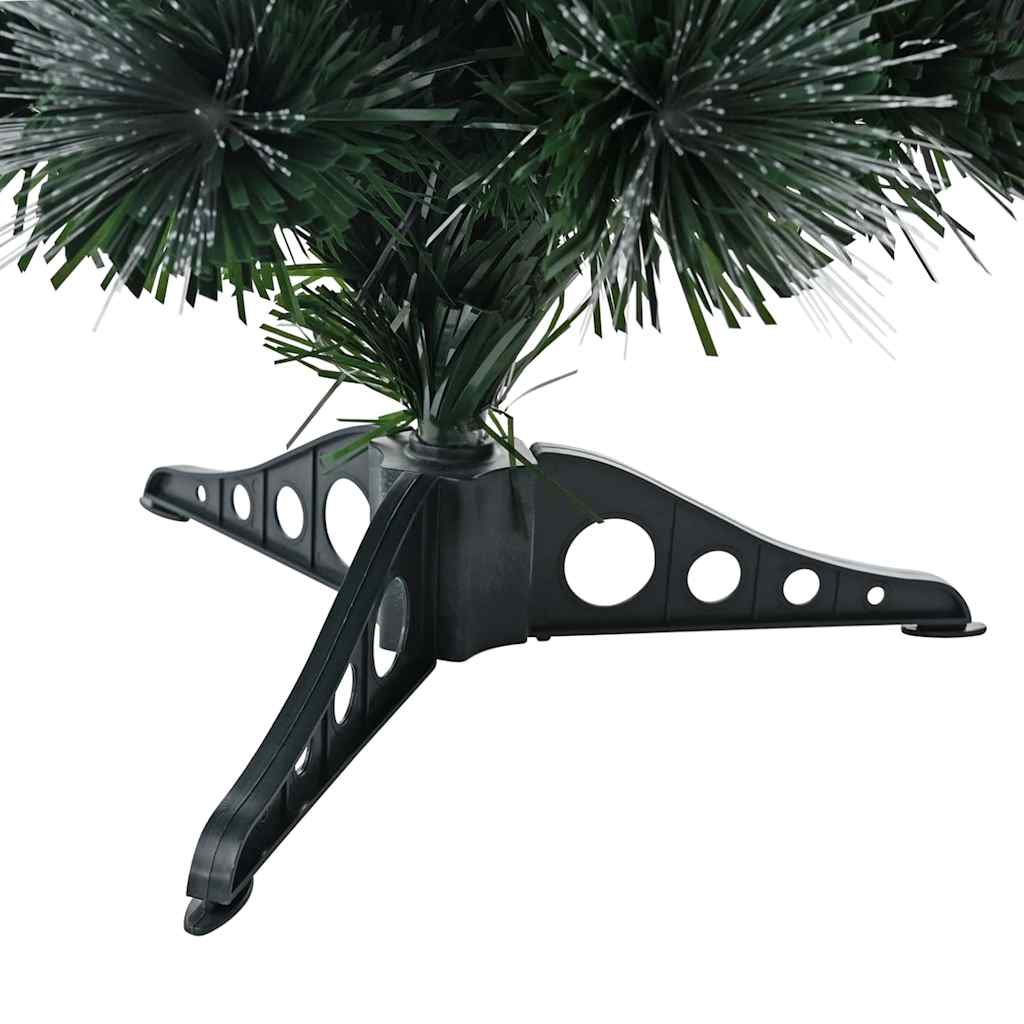 Kunstig juletre med dekorative strenglys grønn 64 cm PVC