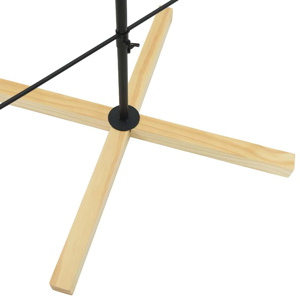 Julekjegle Tre med stativ Svart 210 cm Stål