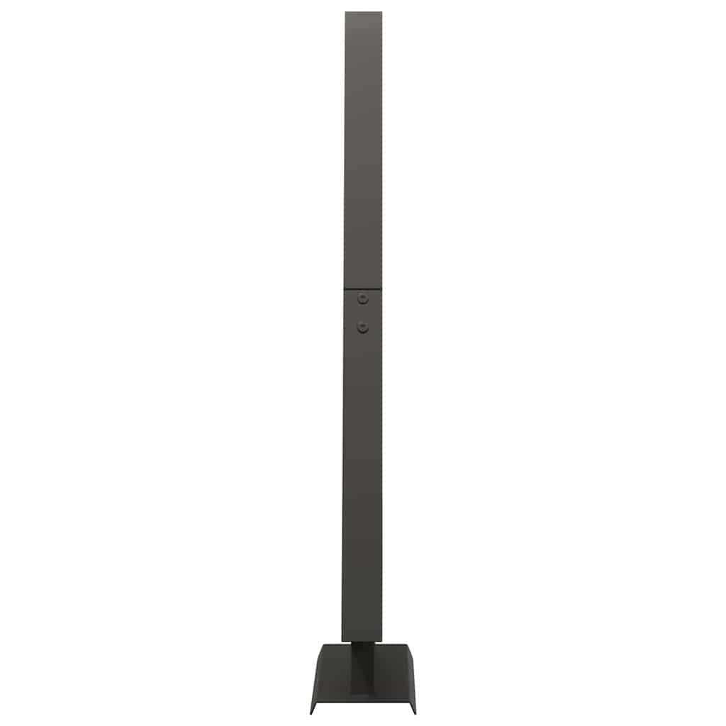 Metall juletre med stativ Svart 90 cm Stål