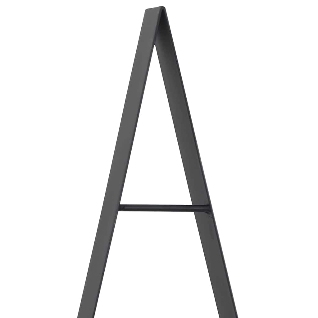 Metall juletre med stativ Svart 180 cm Stål