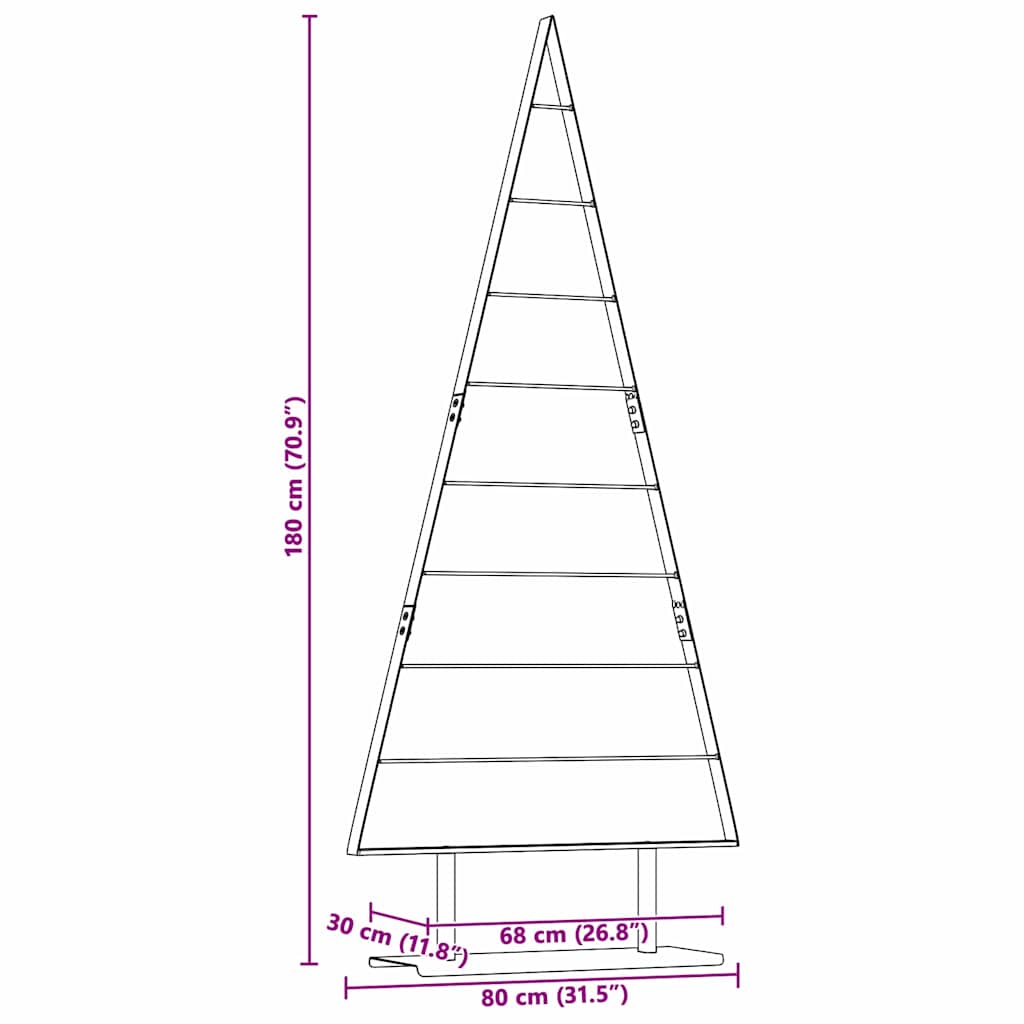 Metall juletre med stativ Svart 180 cm Stål