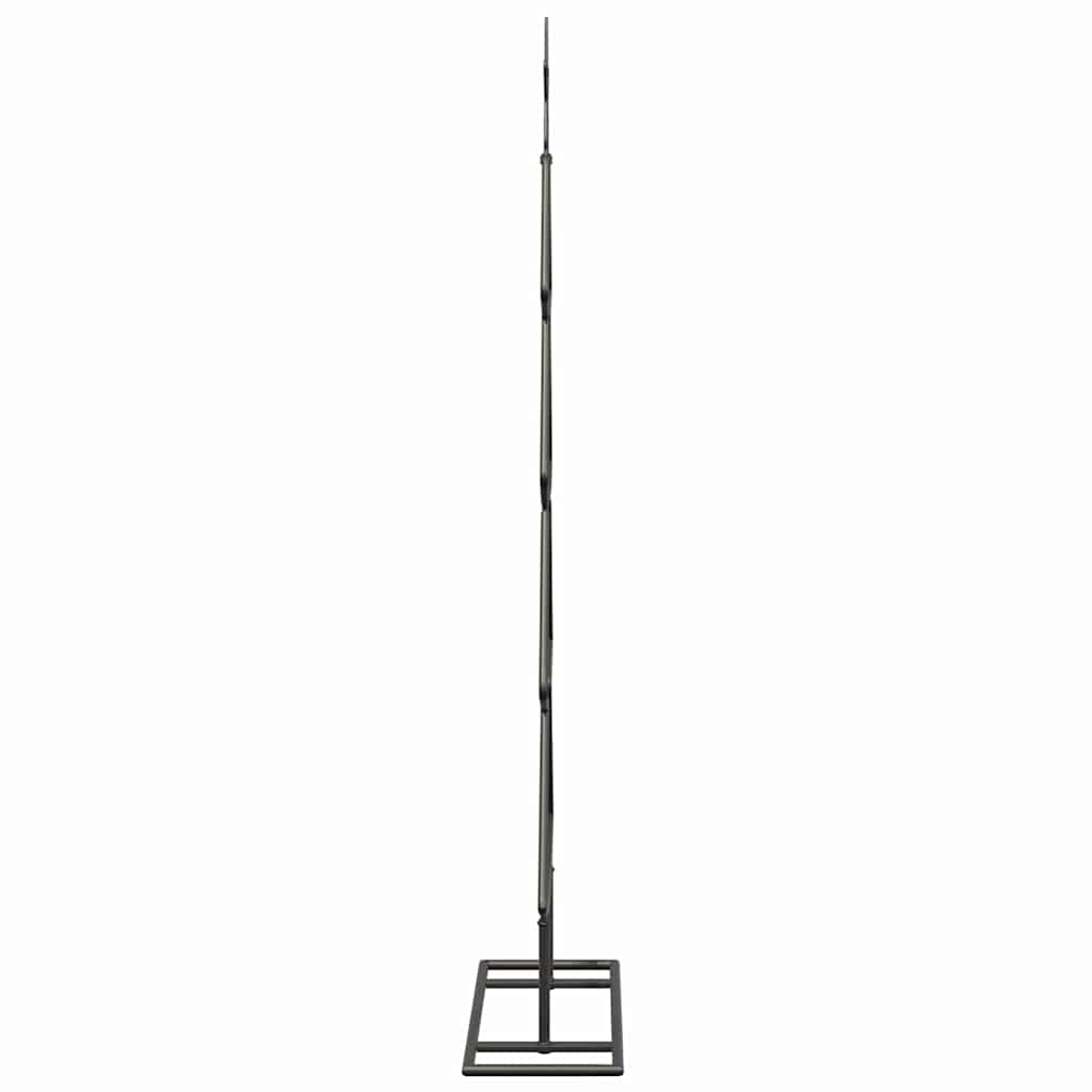 Metall juletre med stativ Svart 90 cm Stål