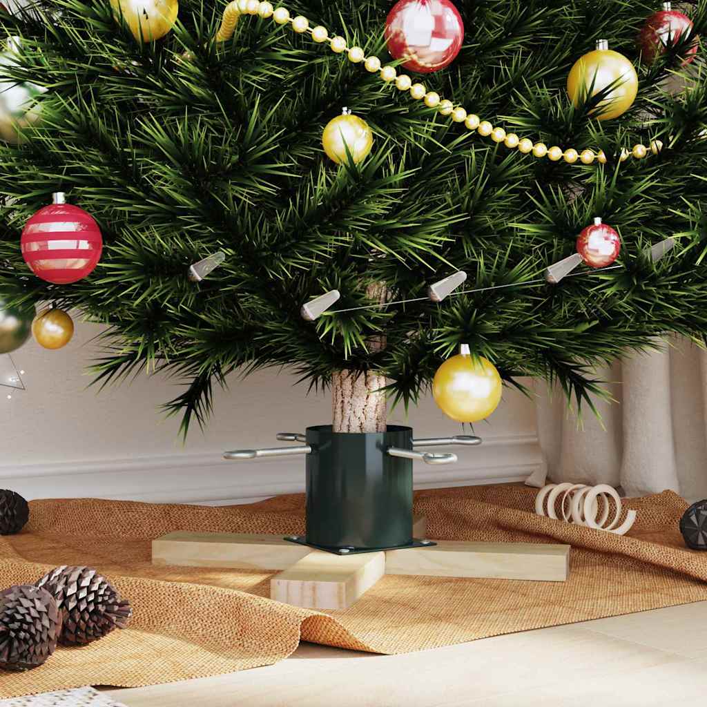 Juletre Stand 1.73 grønn 50 x 50 x 16 cm Massiv furu