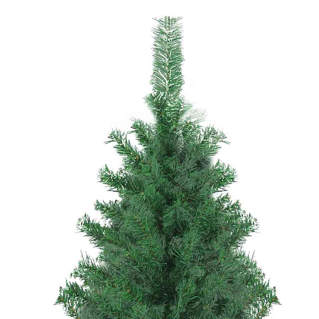 Juletre med dekorative strenglys grønn 400 cm PVC