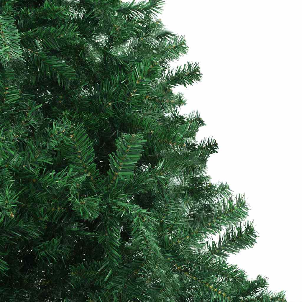 Juletre med dekorative strenglys grønn 400 cm PVC