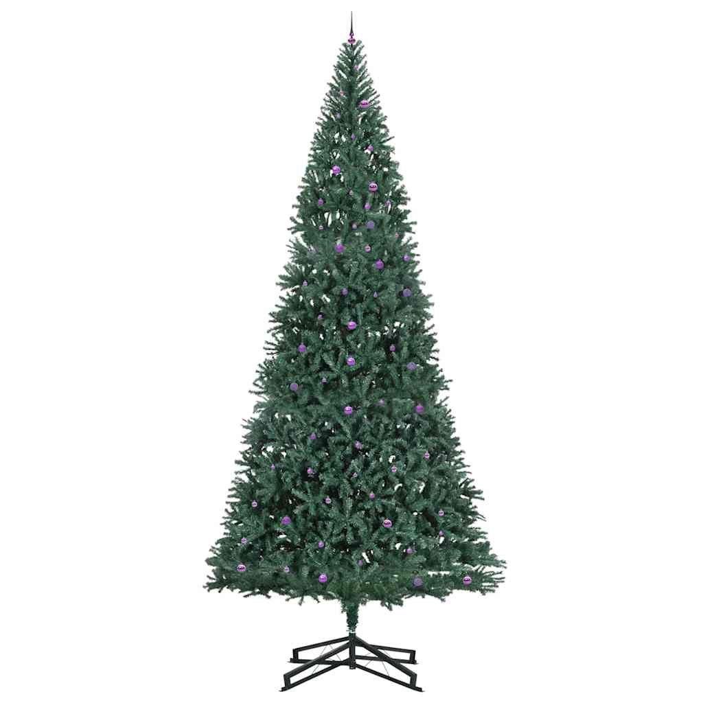 Kunstig Forhåndsbelyst Juletre med Ballettsett grønn 500 cm PVC