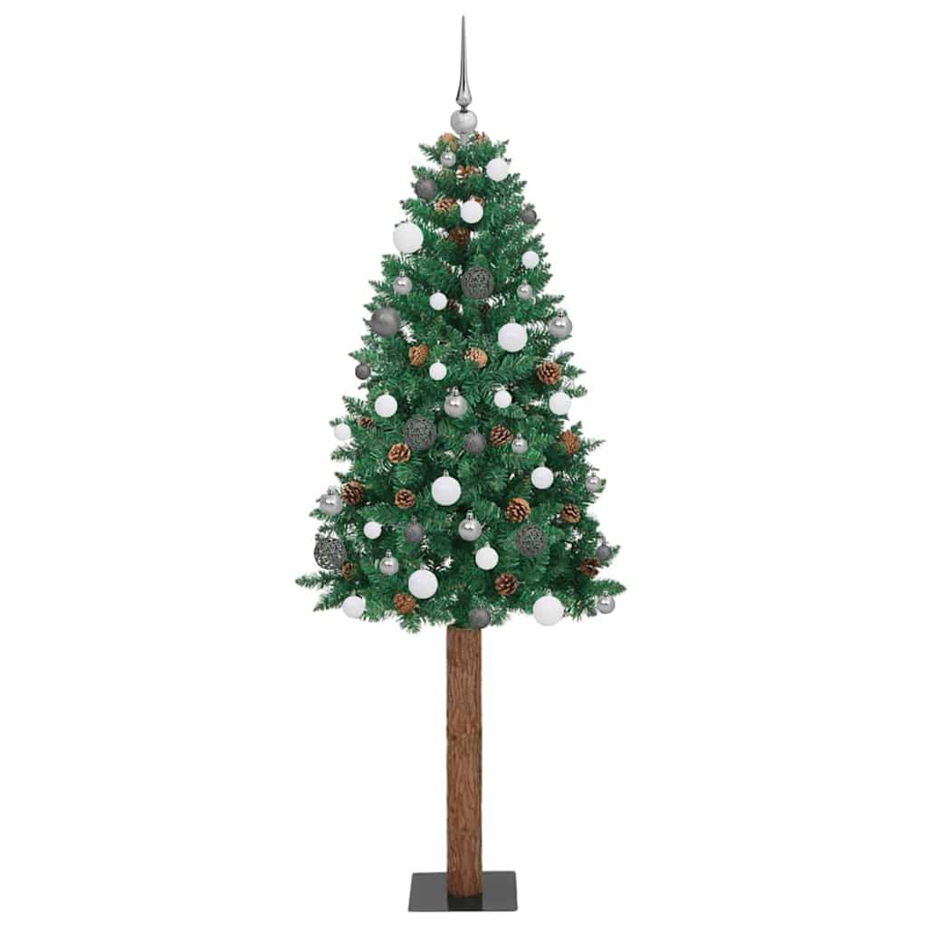 Slim juletre grønn 72 x 72 x 180 cm PVC