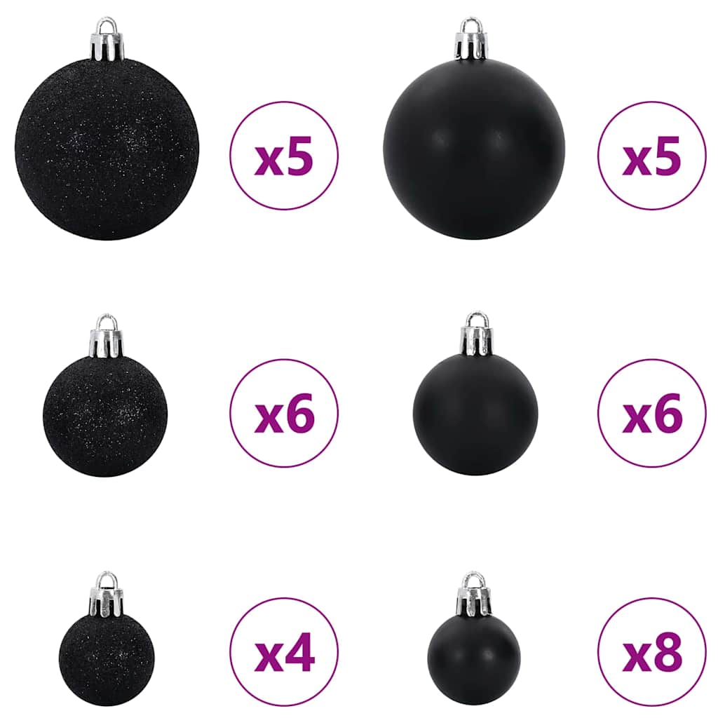 Slim juletre Grønn og hvit 150 cm PVC og Massivt Furu tre