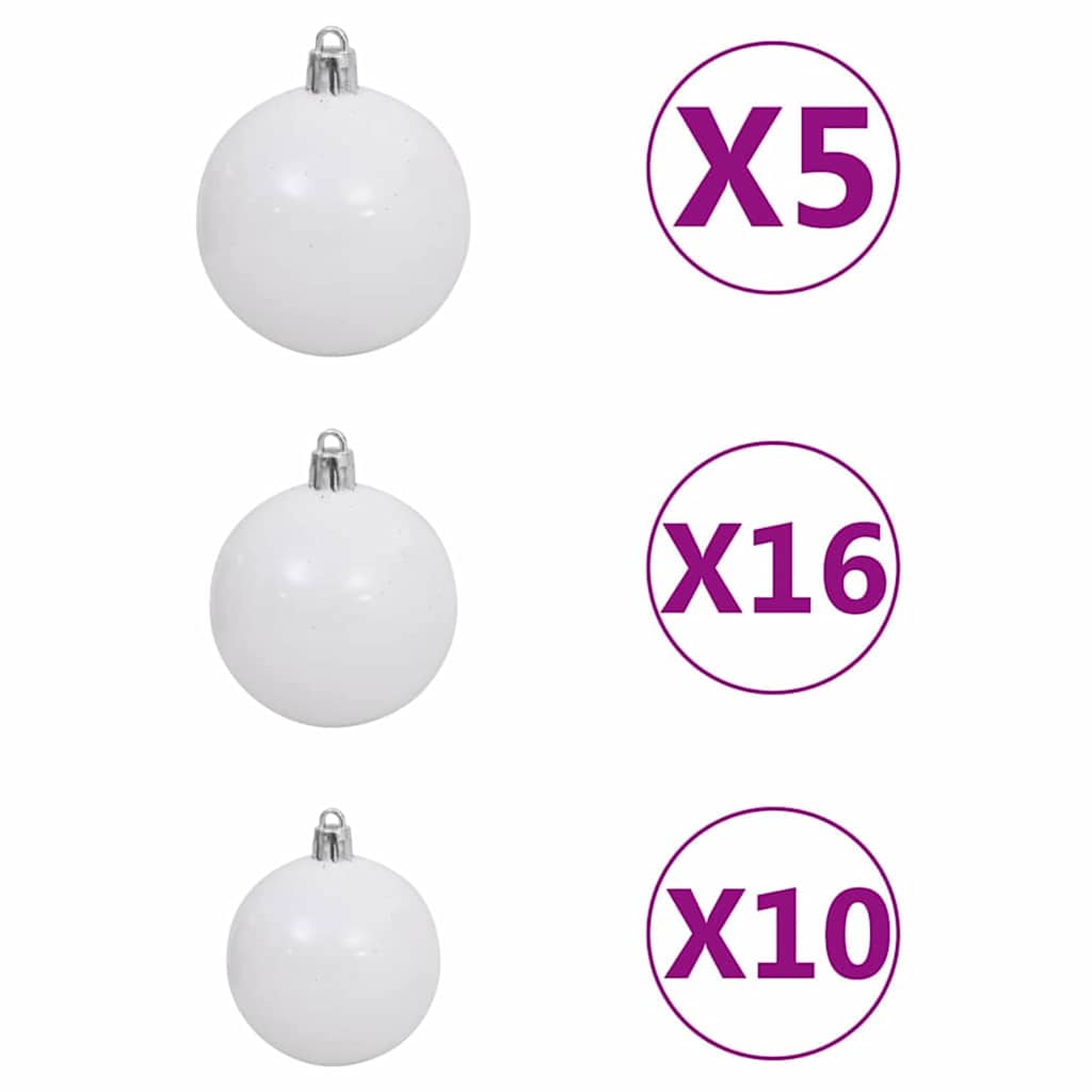 Slim juletre grønn 72 x 72 x 180 cm PVC