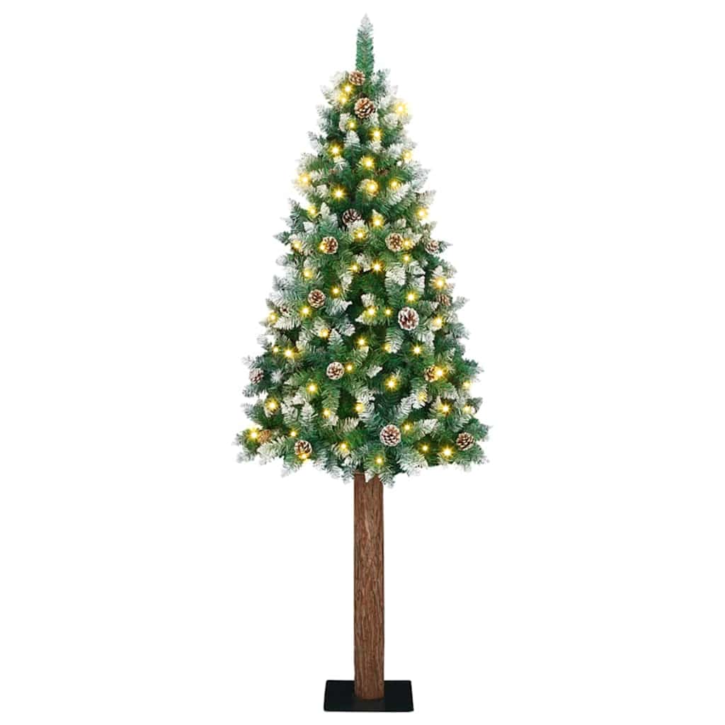 Slim juletre grønn 77 x 77 x 210 cm PVC