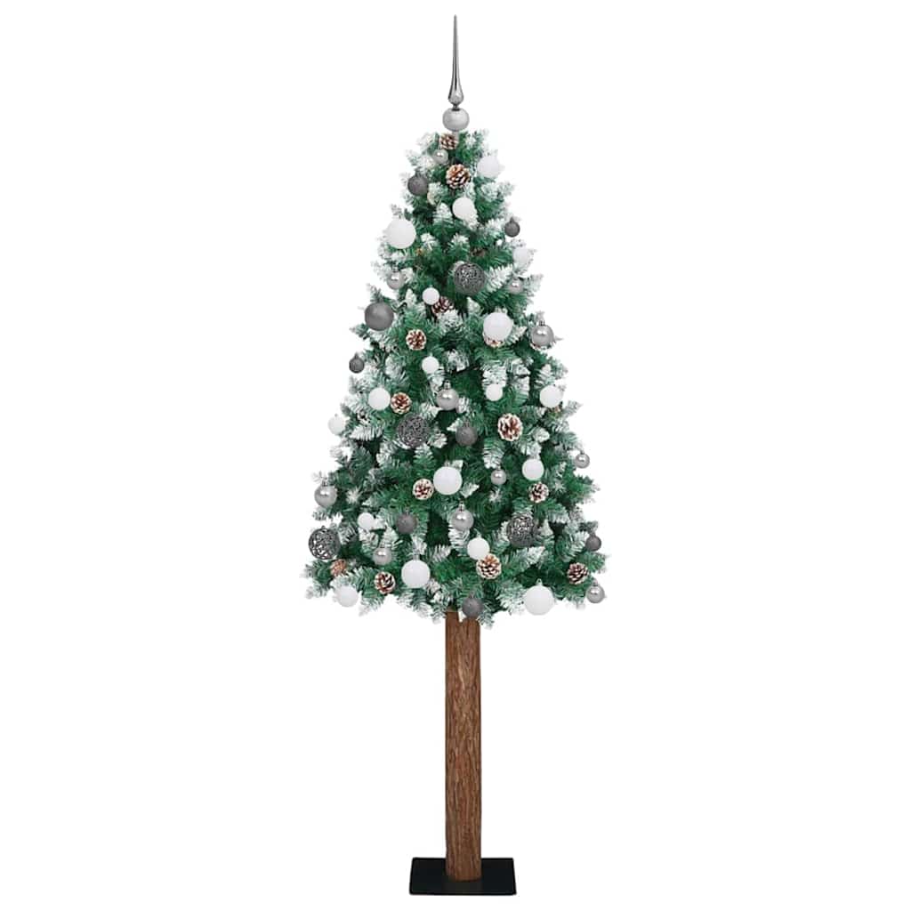 Slim juletre grønn 77 x 77 x 210 cm PVC