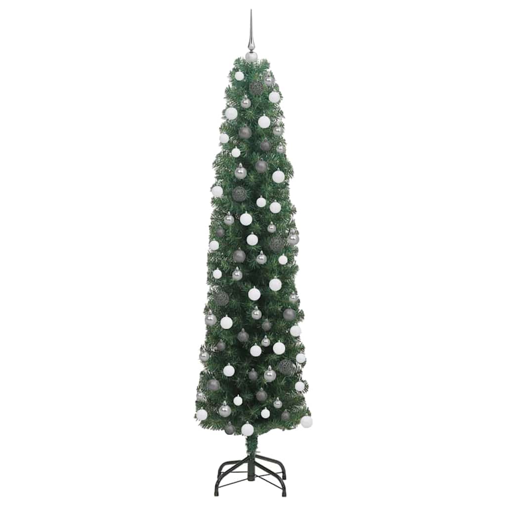 Slim juletre grønn 48 x 48 x 180 cm Plast og metall