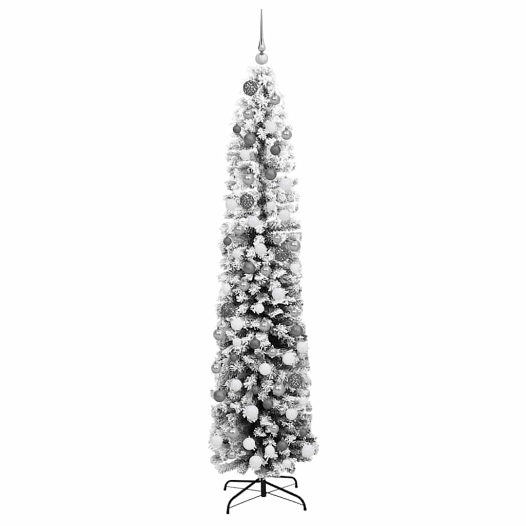 Slim juletre grønn 48 x 48 x 180 cm Plast og metall