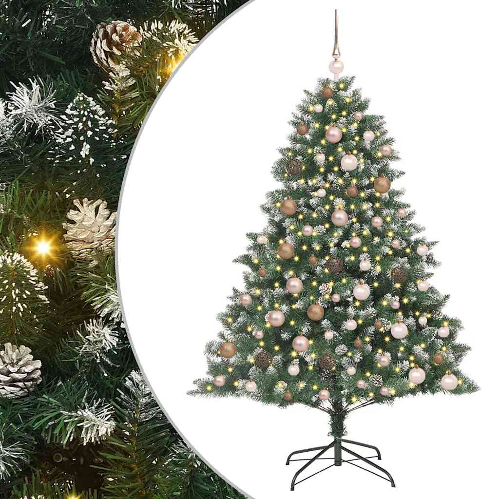 Kunstigjuletre med stativ grønn 180cm PVC
