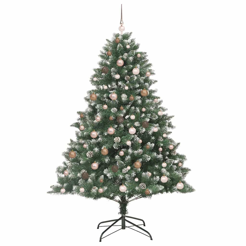 Kunstigjuletre med stativ grønn 210cm PVC