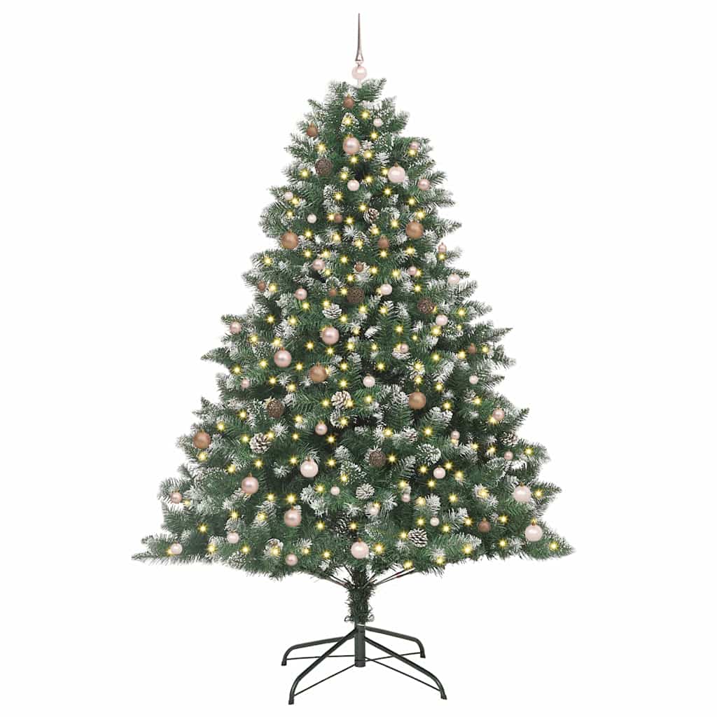 Kunstigjuletre med stativ grønn 240cm PVC