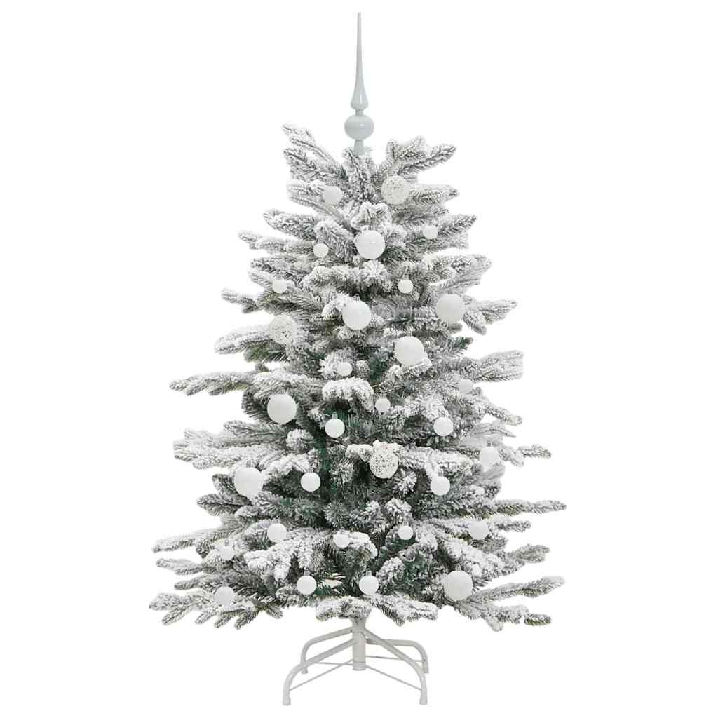 Kunstig sammensatt juletre Hvit 120 cm PE og PVC