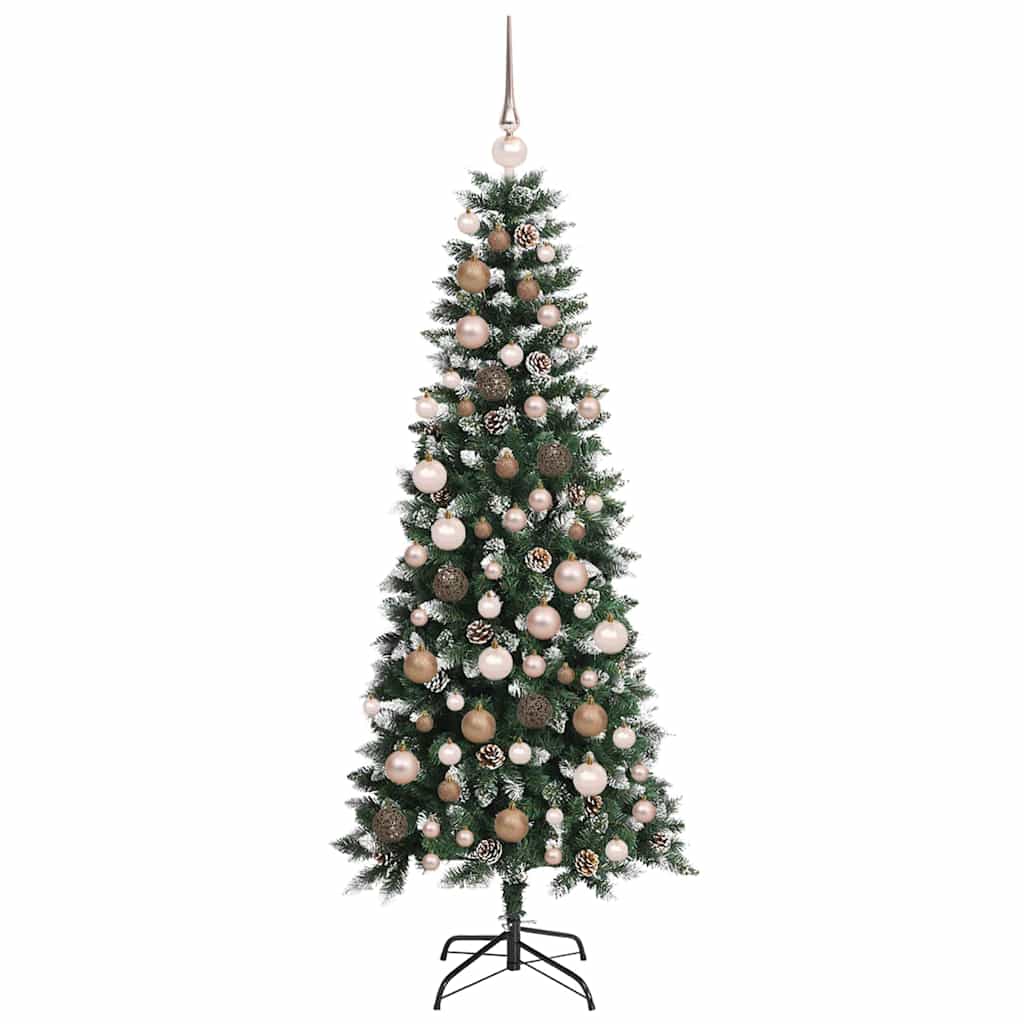 Kunstig juletre med stativ grønn 180 cm PVC